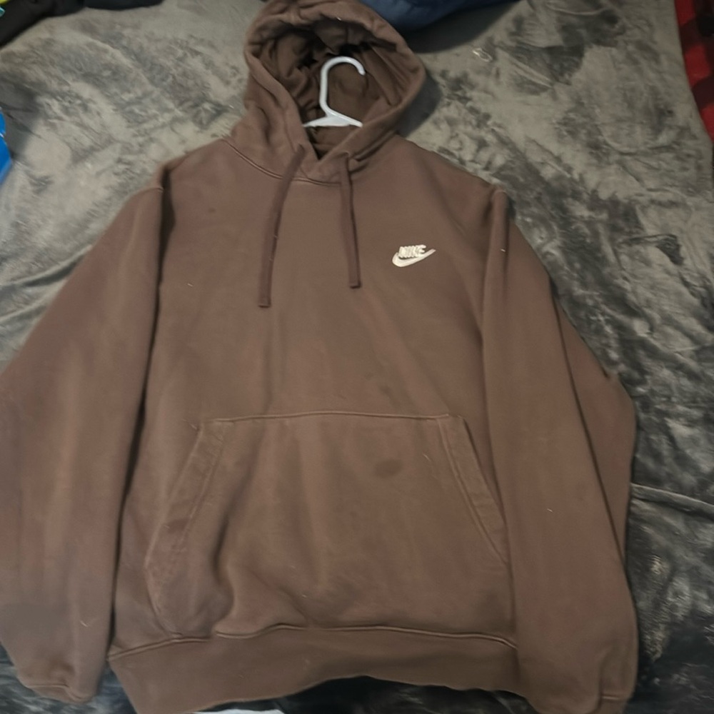 Brown Nike hoodie
